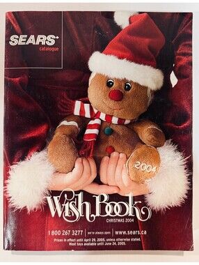 2004 Sears Wish Book Christmas Catalog Canada 1084 Pages Vintage Toys Fashion Ad